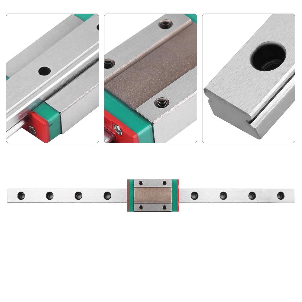 Linearführung Mini Lineare Schienenführung Miniatur-Lineargleitschiene mit 1 Stück Linearlager-Gleit