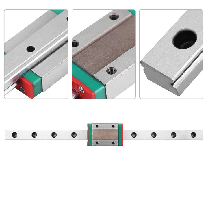 Linearführung Mini Lineare Schienenführung Miniatur-Lineargleitschiene mit 1 Stück Linearlager-Gleit