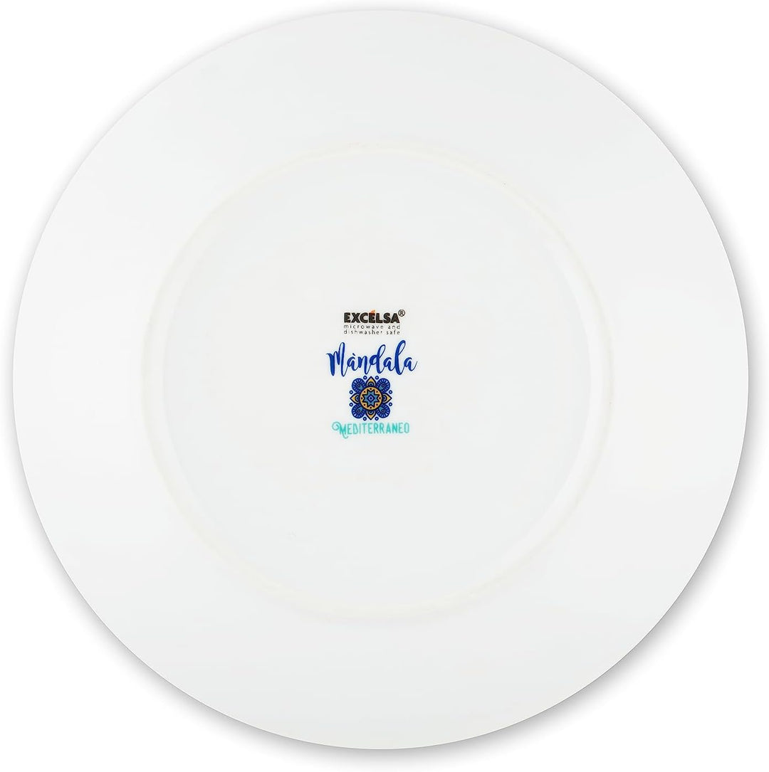 Excelsa Mandala Mediterraneo Tafelservice, 18-teilig, Porzellan, mehrfarbig