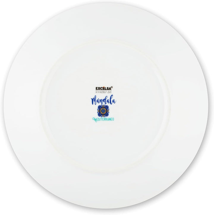 Excelsa Mandala Mediterraneo Tafelservice, 18-teilig, Porzellan, mehrfarbig