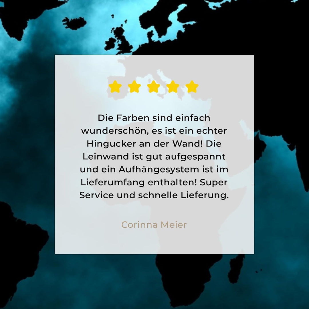 MuchoWow© Leinwandbild Gross 120x80 cm XXL Dekoration Wohnzimmer Bilder Aufhängen Wall Decoration Li