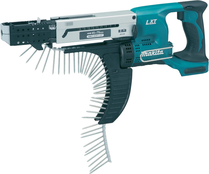 Makita DFR750Z Akku-Magazinschrauber 45-75mm 18 V (ohne Akku, ohne Ladegerät) ohne Akku ohne Ladgerä