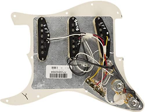 Fender Prewired Pickguard Strat TexMex shell 0992343500 Rot Tex Mex, Rot Tex Mex