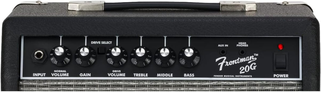 Fender Frontman 20G Combo Verstärker für Gitarre, Ideal für elektrische Gitarren, Single