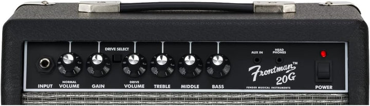 Fender Frontman 20G Combo Verstärker für Gitarre, Ideal für elektrische Gitarren, Single