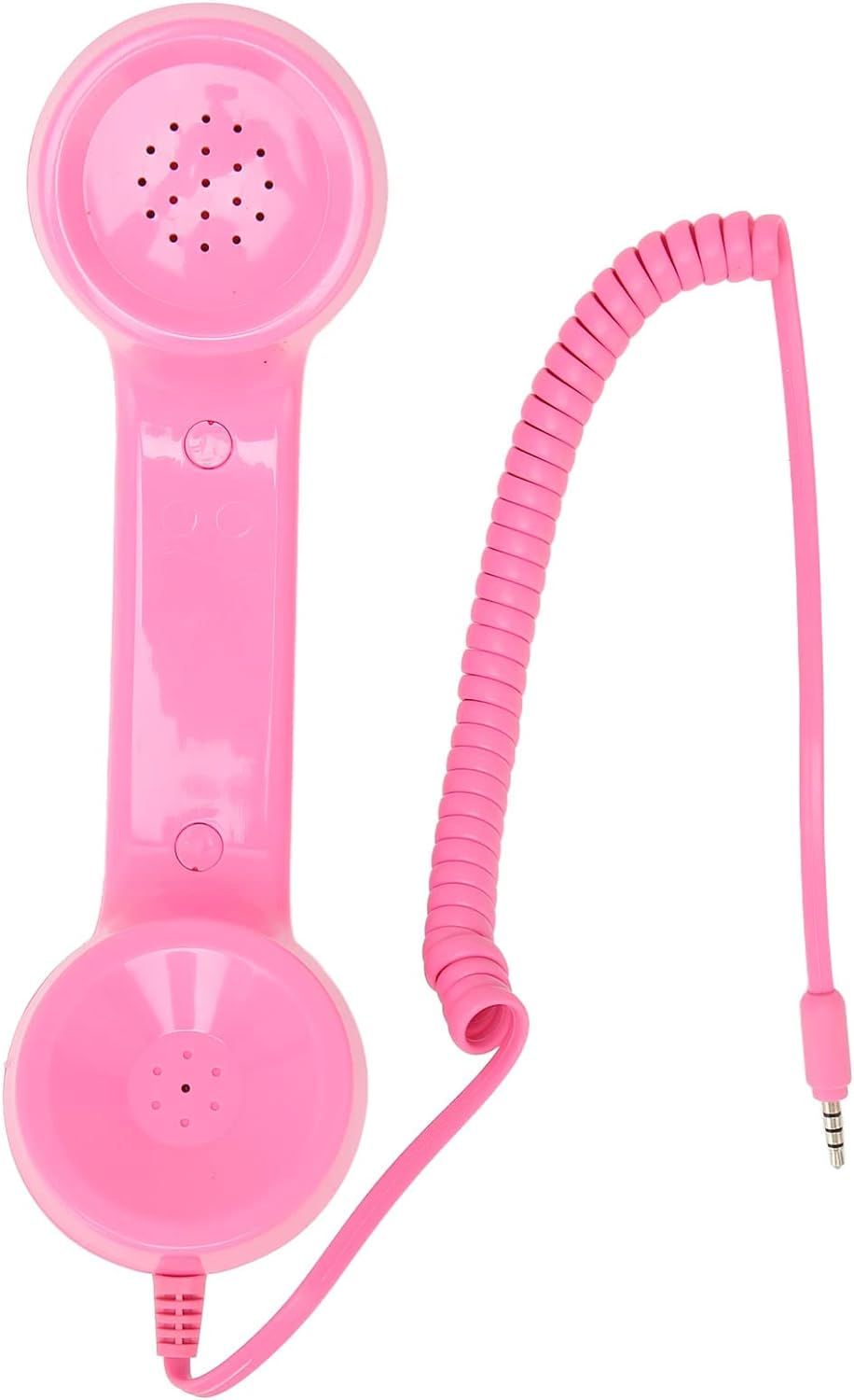 Retro 3,5-mm-Telefonhörer, Multifunktionaler, Strahlungsfreier Handtelefonempfänger, One-Touch-Bedie