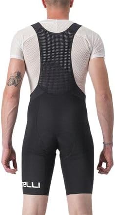 CASTELLI Herren Shorts Premio Black Bibshort Ltd Edition S Schwarz-weiss, S Schwarz-weiss