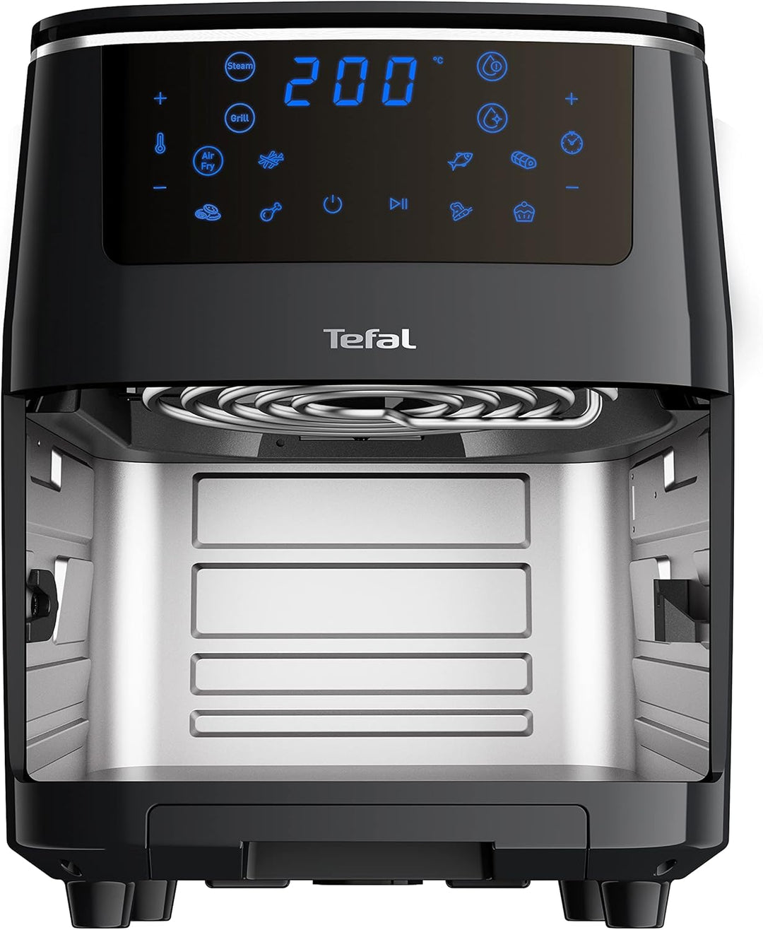 Tefal FW2018 Easy Fry Grill & Steam Heissluftfritteuse | 3-in-1 (Heissluftfritteuse, Grill und Dampf