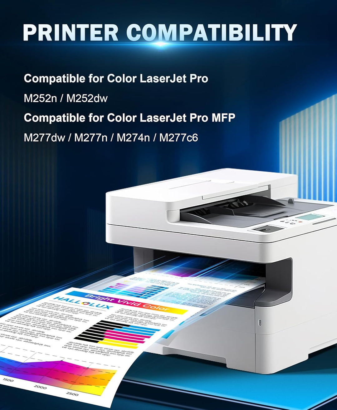 201X 201A Toner 201 X 201 A Kompatibel für HP 201A CF400X CF400A Multipack für HP M277dw Color Laser