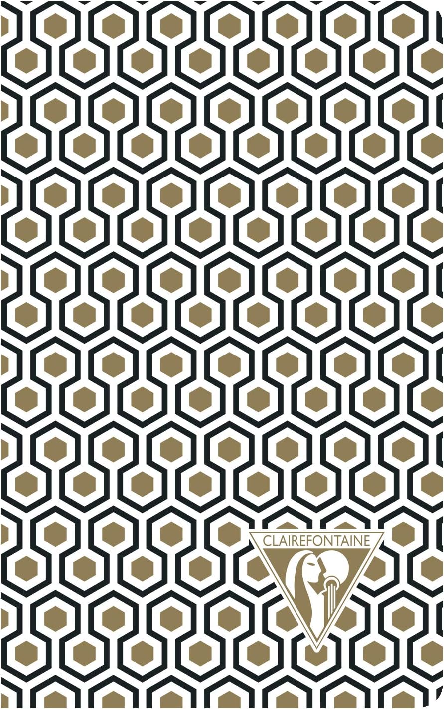 Clairefontaine 192086C - Packung mit 12 Notizbücher Neo Deco Kollektion Winter, 7,5x12 24 Blatt lini