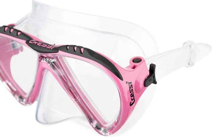 Cressi Tauchmaske Lince Low Volume Made In Italy Rosa, Rosa