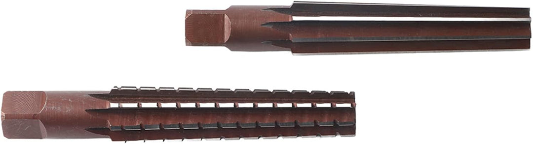 Kegel-Reibahlen-Set, 2 Stück, grob + feine Morsekegel-Reibahle, Hartstahl, Bohrreibahle, Schneidewer