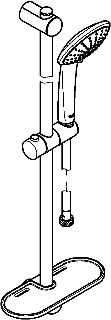 GROHE Euphoria 110 | Brause- und Duschsysteme - Brausestangenset | 900mm, 2 Strahlarten Duo, variabl