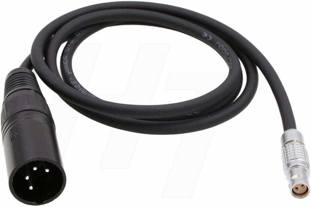 HangTon Stromkabel XLR 4 Pin auf 2 Pin Buchse für Red Komodo 6K Kamera 1m