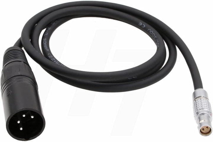 HangTon Stromkabel XLR 4 Pin auf 2 Pin Buchse für Red Komodo 6K Kamera 1m