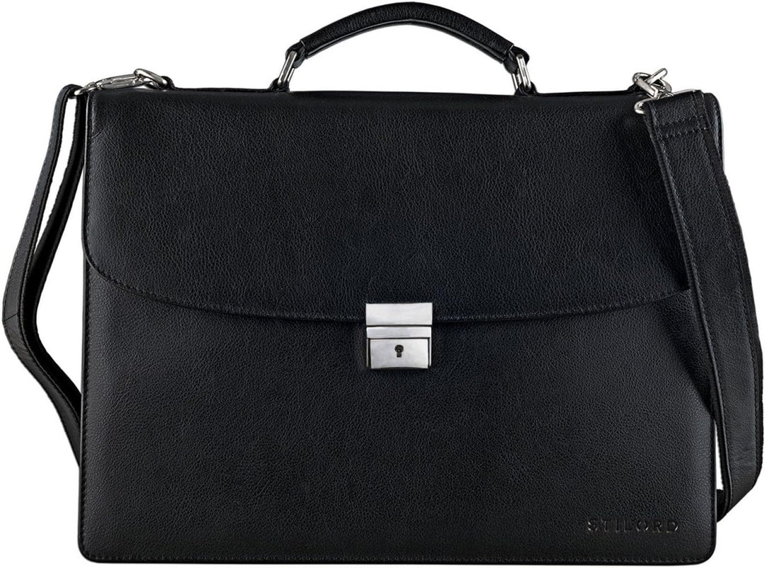 STILORD 'Jonathan' Elegante Aktentasche klassische Büro Business Schultertasche gross 15,6 Zoll mit