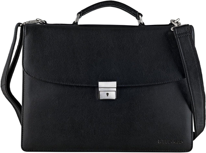 STILORD 'Jonathan' Elegante Aktentasche klassische Büro Business Schultertasche gross 15,6 Zoll mit