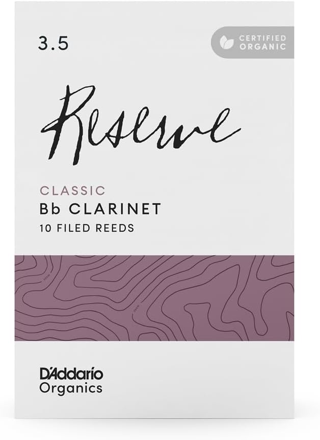 D'Addario Organisch Classic Bb Klarinettenblätter - Rohrblätter für Klarinette - Das erste und einzi
