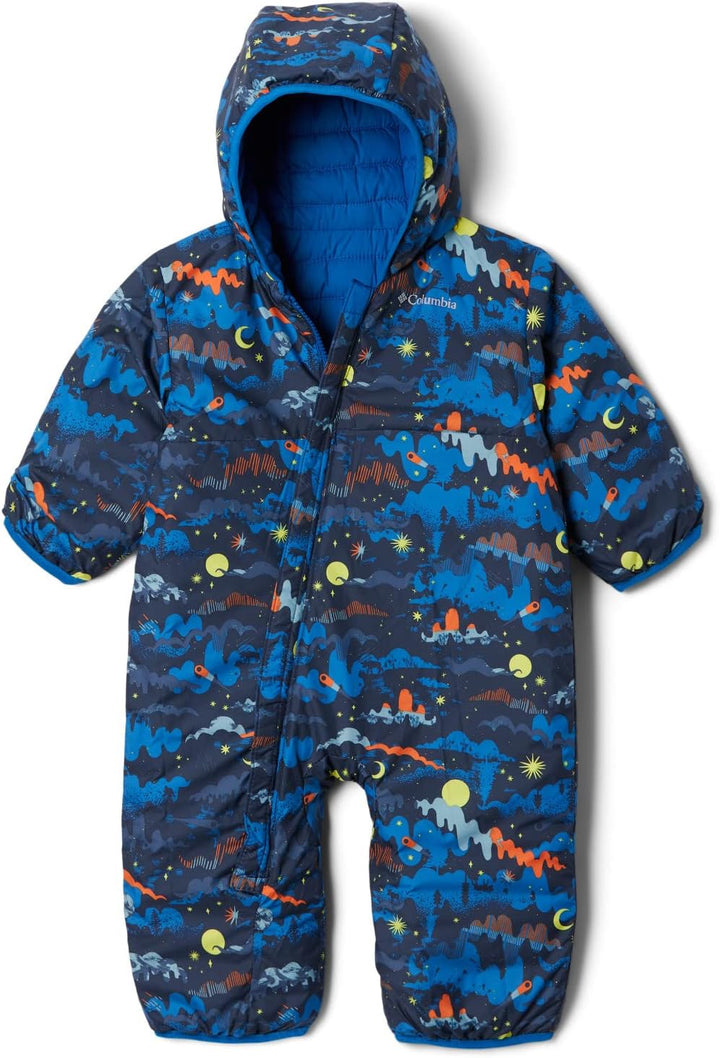Columbia Unisex Baby Powder Lite Schneeanzug Strampler 3-6 Collegiate Navy, Bright Indigo, Dk Mtn, 3