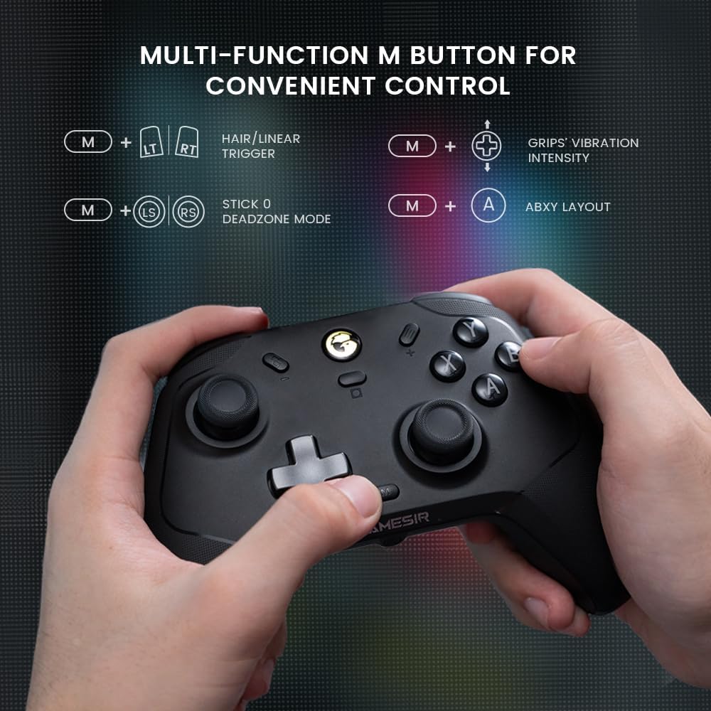 GameSir T4 Cyclone Pro Wireless Pro Controller für PC/Switch/Lite/OLED, Switch Remote Gamepad mit Ha