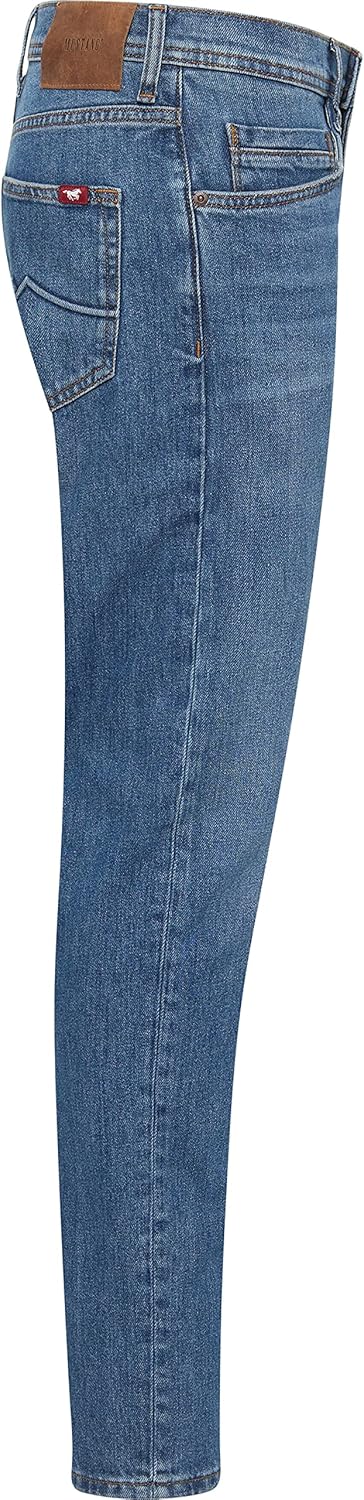 MUSTANG Herren Jeans Hose Style Oregon Tapered 38W / 32L Mittelblau, 38W / 32L Mittelblau