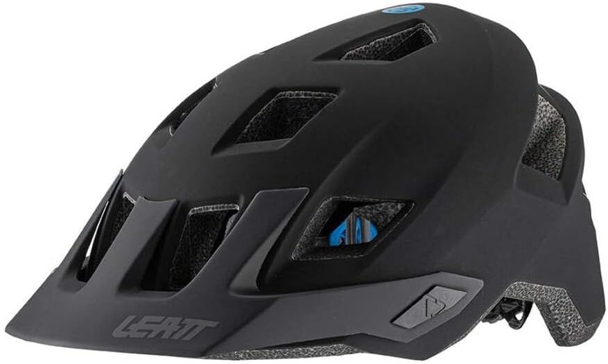 Leatt Enduro MTB-Helm 1.0 V21.1 MTN Schwarz Schwarz M, Schwarz M
