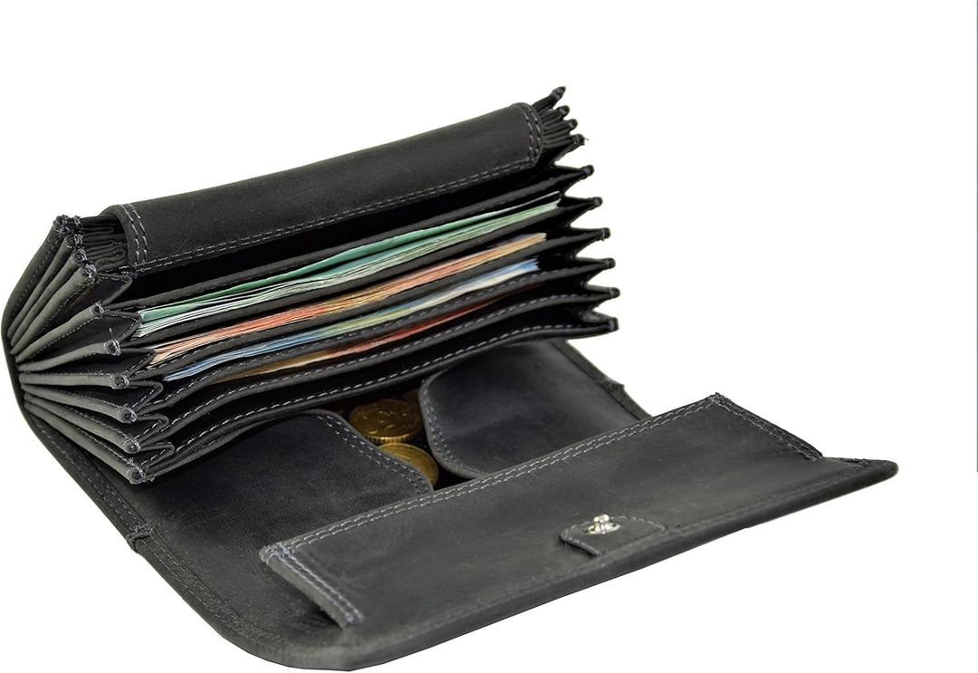 Menzo Kellnerbörsenset 12 MONATE GARANTIE! Mit Fach für Gastro-Computer aus echten Leder, Kellnerbör