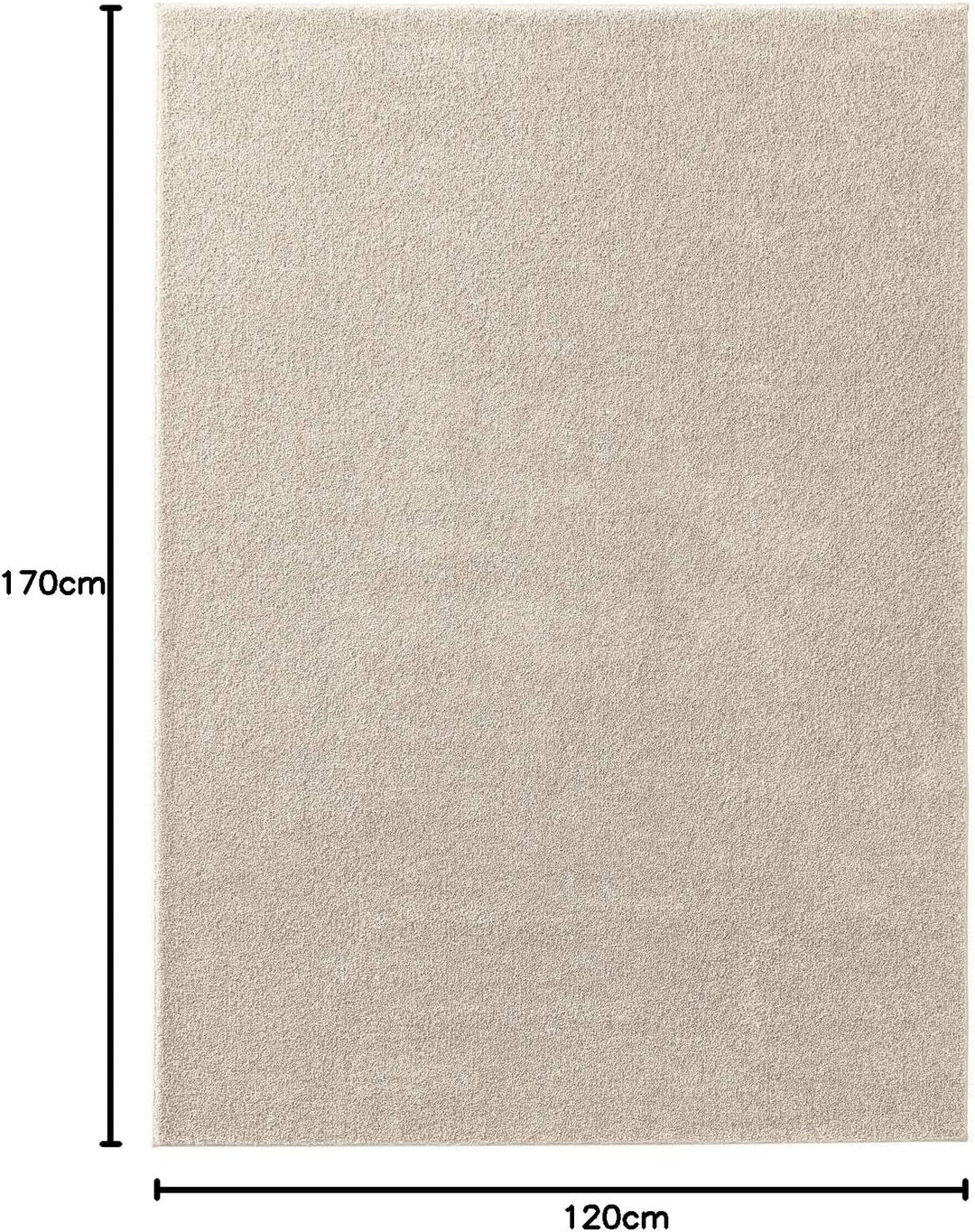 Taracarpet Teppich Kurzflor weicher Designer Uni Bodenbelag Madrid fürs Wohnzimmer, Kinderzimmer, Sc