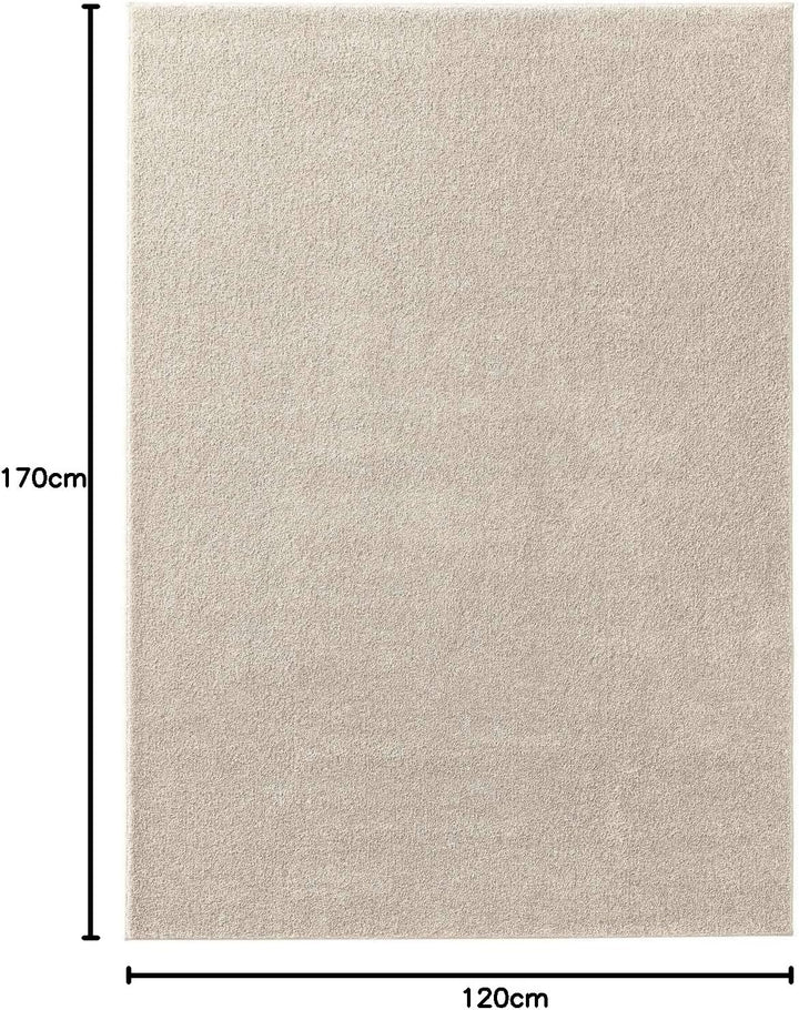 Taracarpet Teppich Kurzflor weicher Designer Uni Bodenbelag Madrid fürs Wohnzimmer, Kinderzimmer, Sc