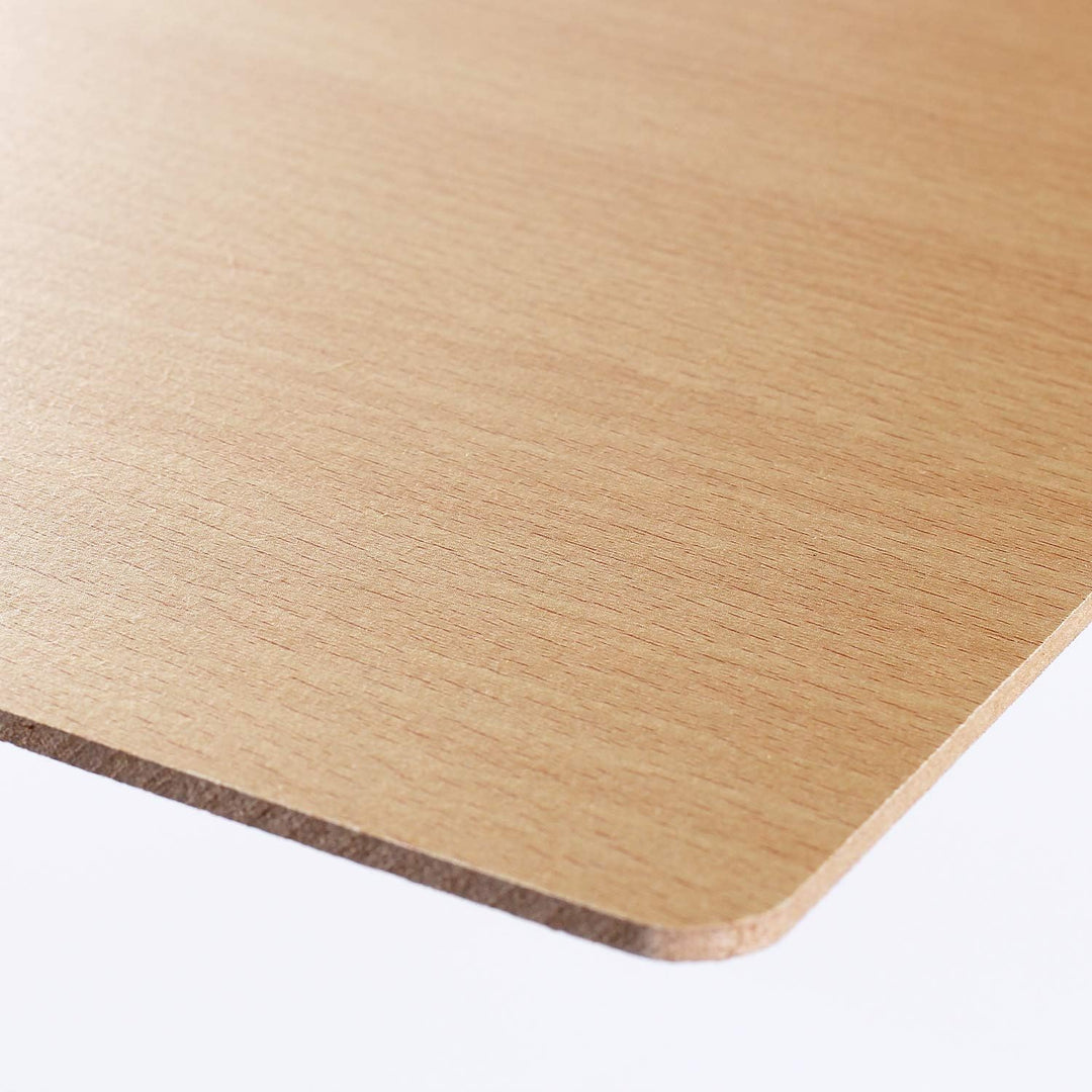 6er Klemmbrett A3 Quer aus Hartholz extra dick 4mm, mit Aufhängeose, Gummierter Metalklemme, Skizzen