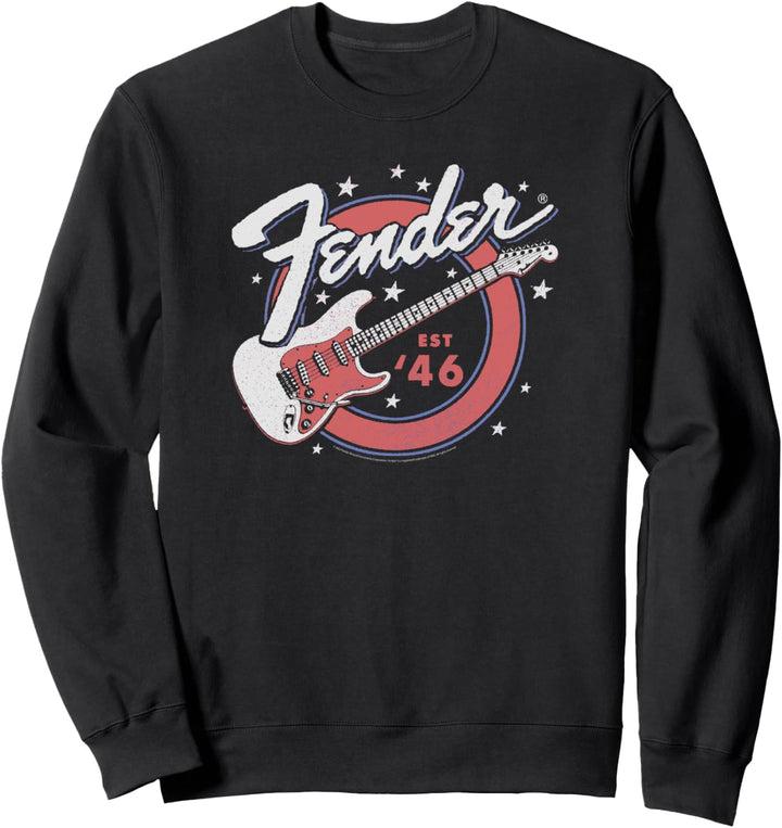 Fender Est '46 Star Spangled Classic Logo Distressed Sweatshirt