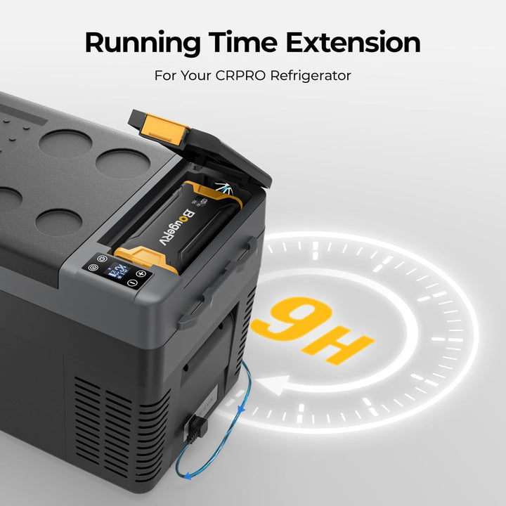BougeRV 277Wh Tragbare Powerstation für CRPRO Kompressor-Kühlschrank und CRX2 Kompressor-Kühlbox, Tr