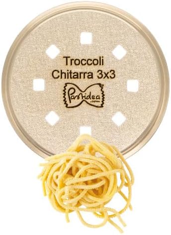 Pastidea - Matrize Zubehör Troccoli/Spaghetti Quadri alla Chitarra 3x3mm kompatibel mit Kenwood Past