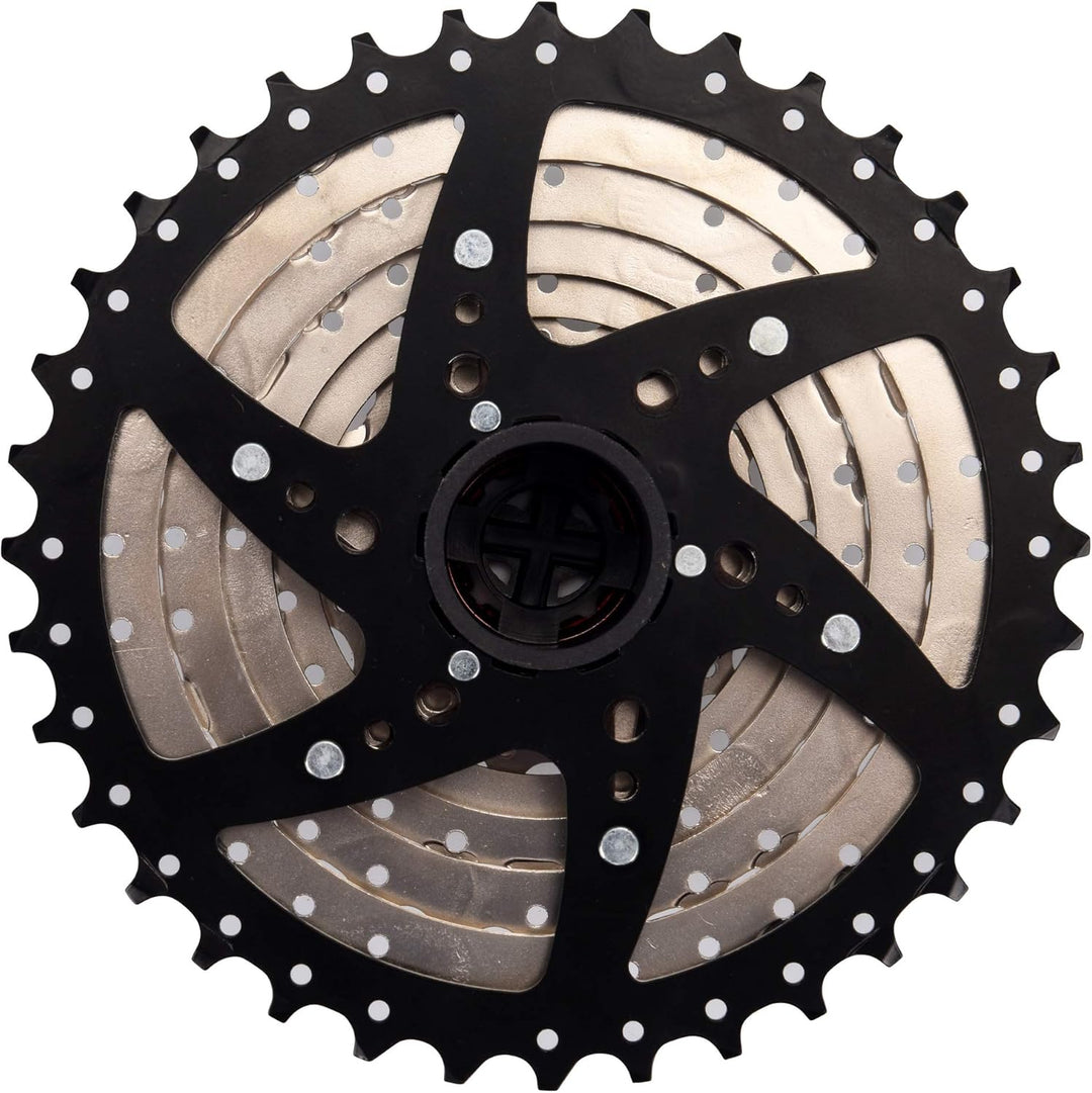 BESNIN Kassette für Mountainbike 9 Fach 11-32T/11-36T/11-40T/11-42TKassette 9 Fach Fahrrad-freilauf,