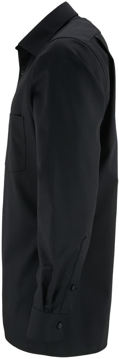 Olymp Herren Langarmhemd - Luxor Modern Fit, Gr.44, Farbe 99 schwarz
