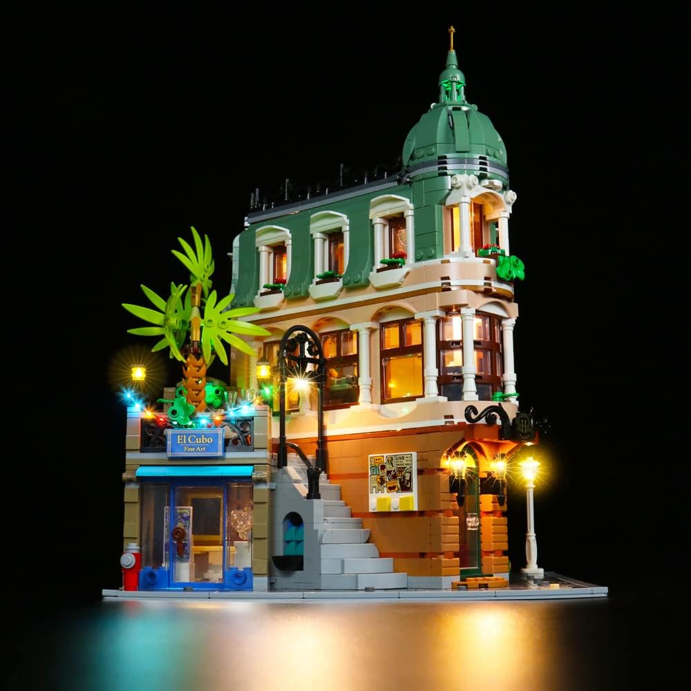 Led Licht Set für Lego Boutique Hotel,Dekorations Led Beleuchtungs Set für Lego 10297 Boutique-Hotel