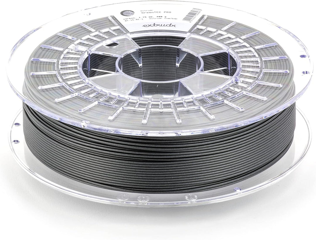 extrudr® BDP ø1.75mm (0.8kg) Greentec PRO CARBON - erdölfreies BIO-Filament! mit Carbon-Verstärkung!