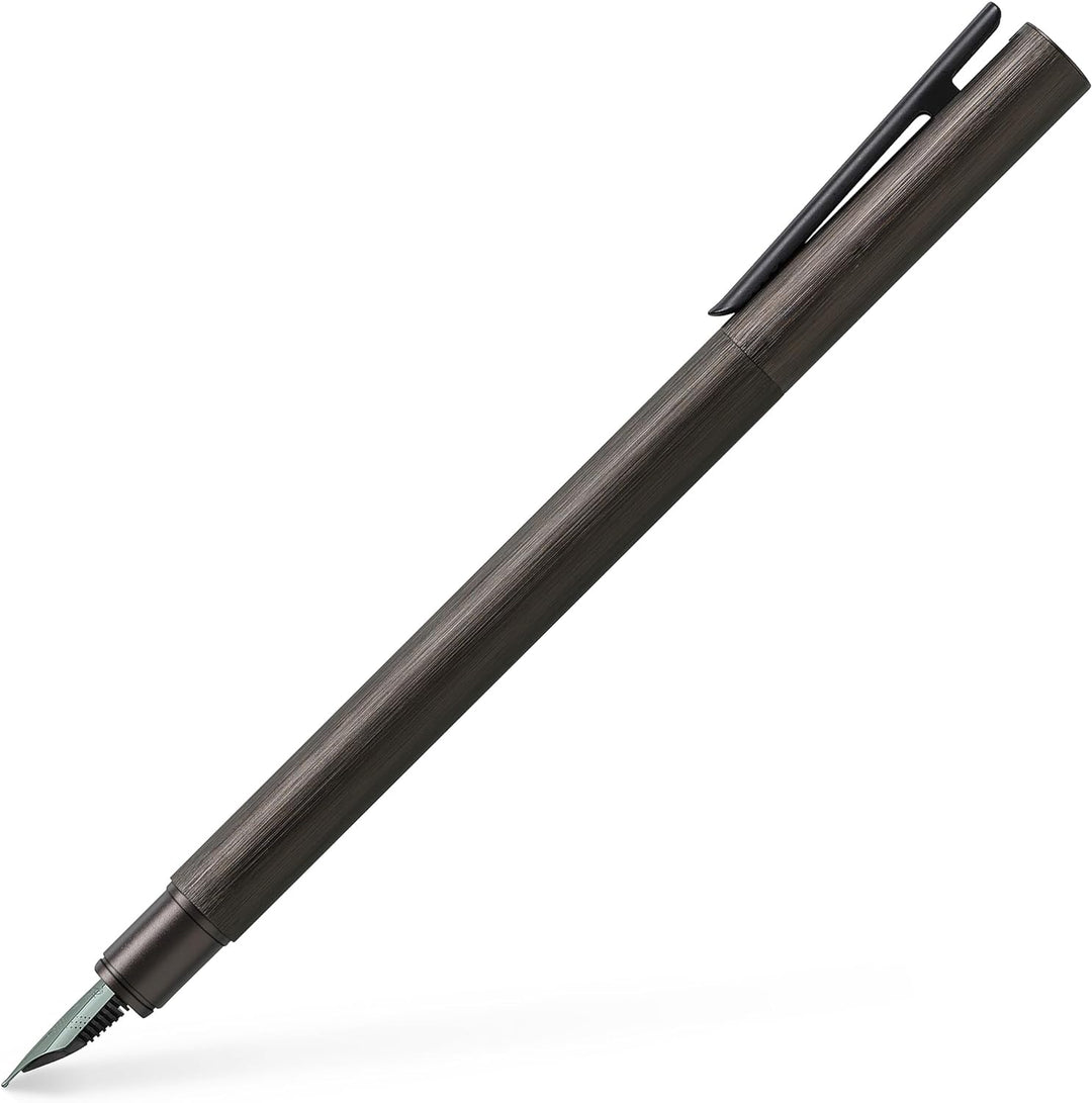 Faber-Castell 146253 - Füller Neo Slim Aluminium, Federbreite B, gunmetal Federbreite B gunmetal, Fe