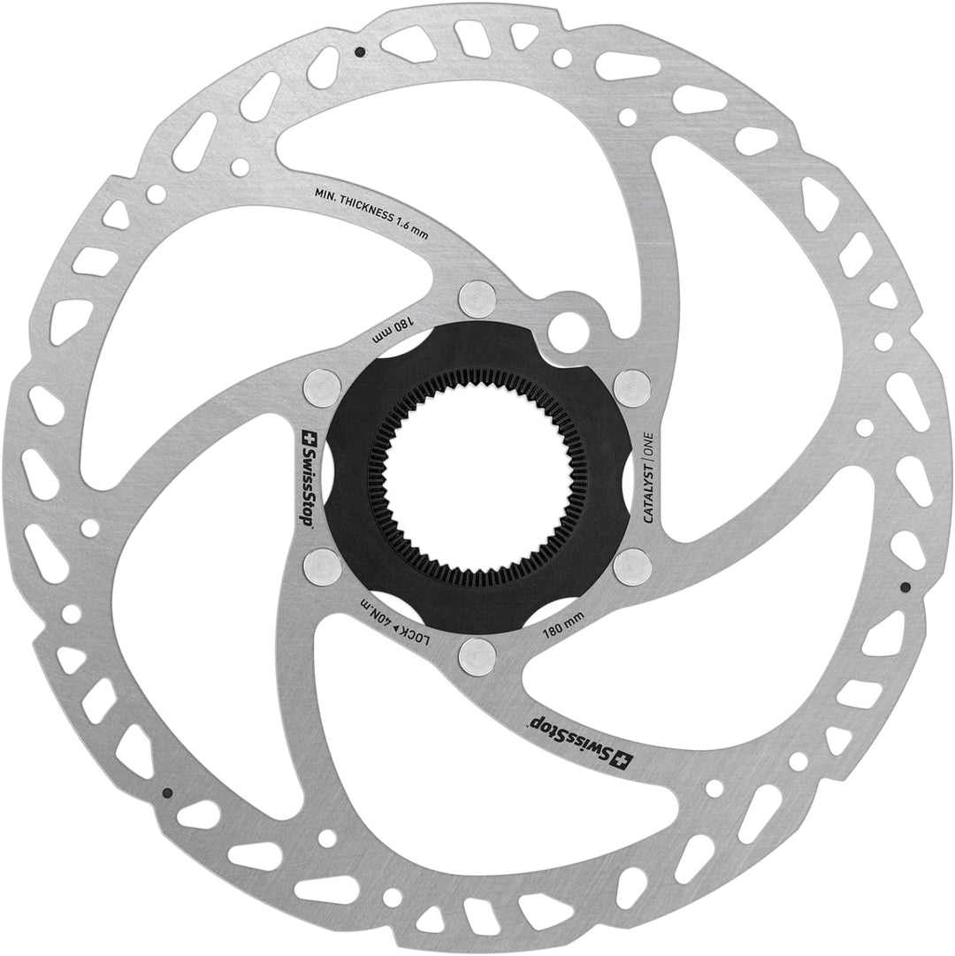 SwissStop Catalyst One Bremsscheibe 18 cm silber, 18 cm silber