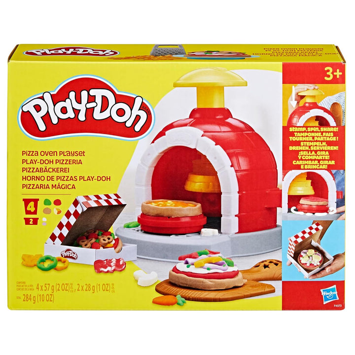 Play-Doh Kitchen Creations Pizzabäckerei Spielset mit 6 Dosen 8 Accessoires Pizzabäckerei Einzelbett