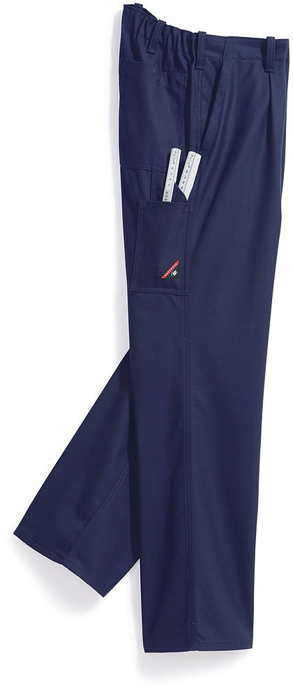 BP Cotton Plus 1469-720-10 Arbeitshose - Stoffhosenträger mit Gummieinsatz - Taschen für Knieschoner