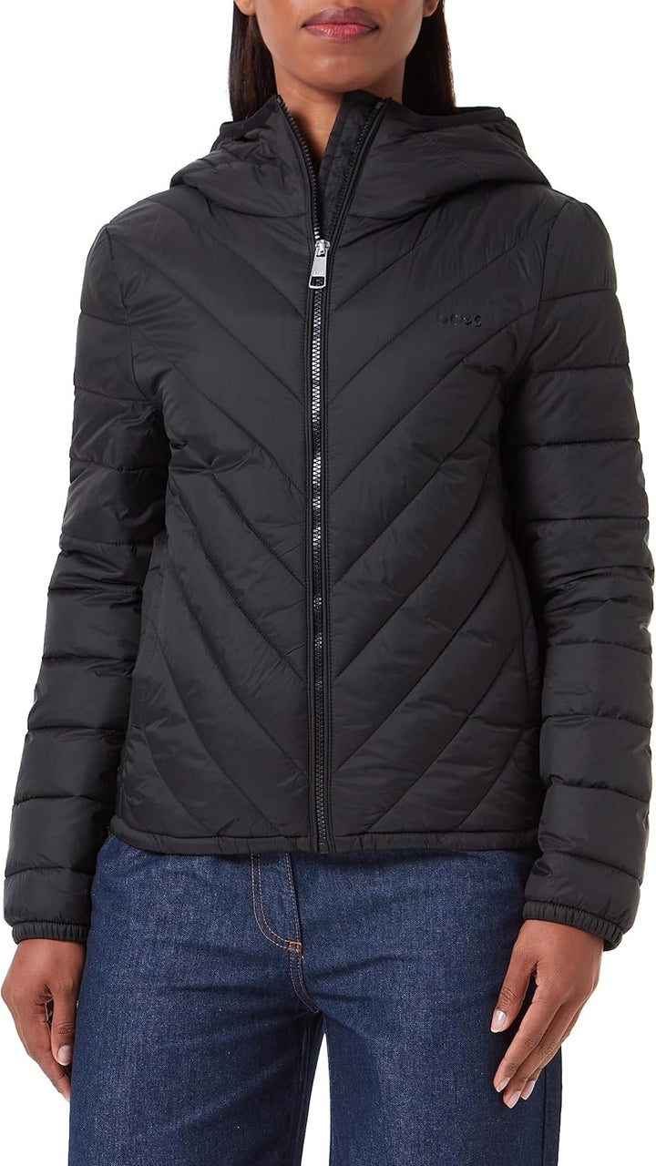 BOSS Damen C_palatto Outerwear-Jacket 40 Black1, 40 Black1