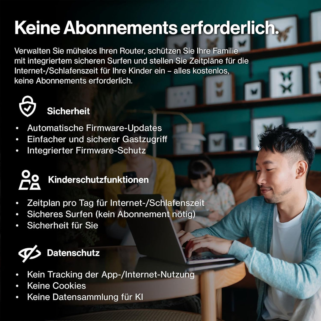 Linksys Velop Pro 7 10G LN1401 – Tri-Band Mesh-System mit 1x 10- Gigabit-Internet-/WAN-Port und 4X 2