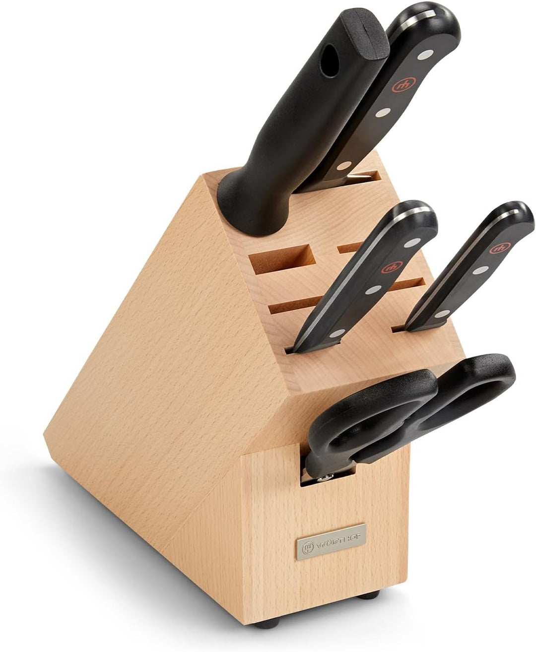 WÜSTHOF Gourmet Messerblock mit 5 Artikeln gr. Block mit 5 Artikeln, gr. Block mit 5 Artikeln