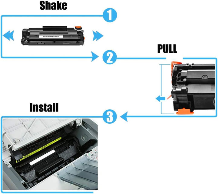 CE278A 78A Tonerkartusche für HP Laserjet M1500 M1536DNF M1537DNF M1538DNF M1539DNF P1566 P1600 P160