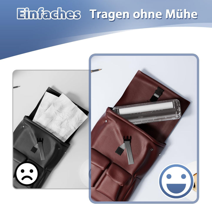 ASprink Mobiler Drucker Bluetooth, Thermodrucker A4 M832 Tragbarer Drucker Nur Thermopapier, 300DPI