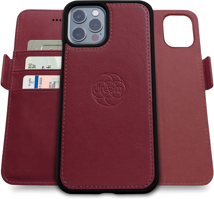 Dreem Fibonacci 2in1 Handyhülle Flipcase für iPhone 12 & 12 Pro | Magnetisches iPhone Case | TPU Etu