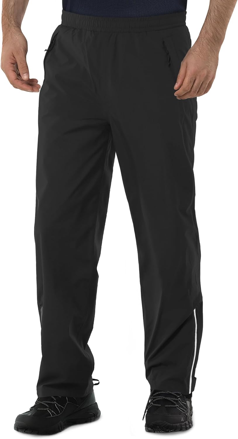 33,000ft Herren Regenhose wasserdichte Outdoorhose Leichte Wanderhose 5000MM Winddichte Regenhose zu