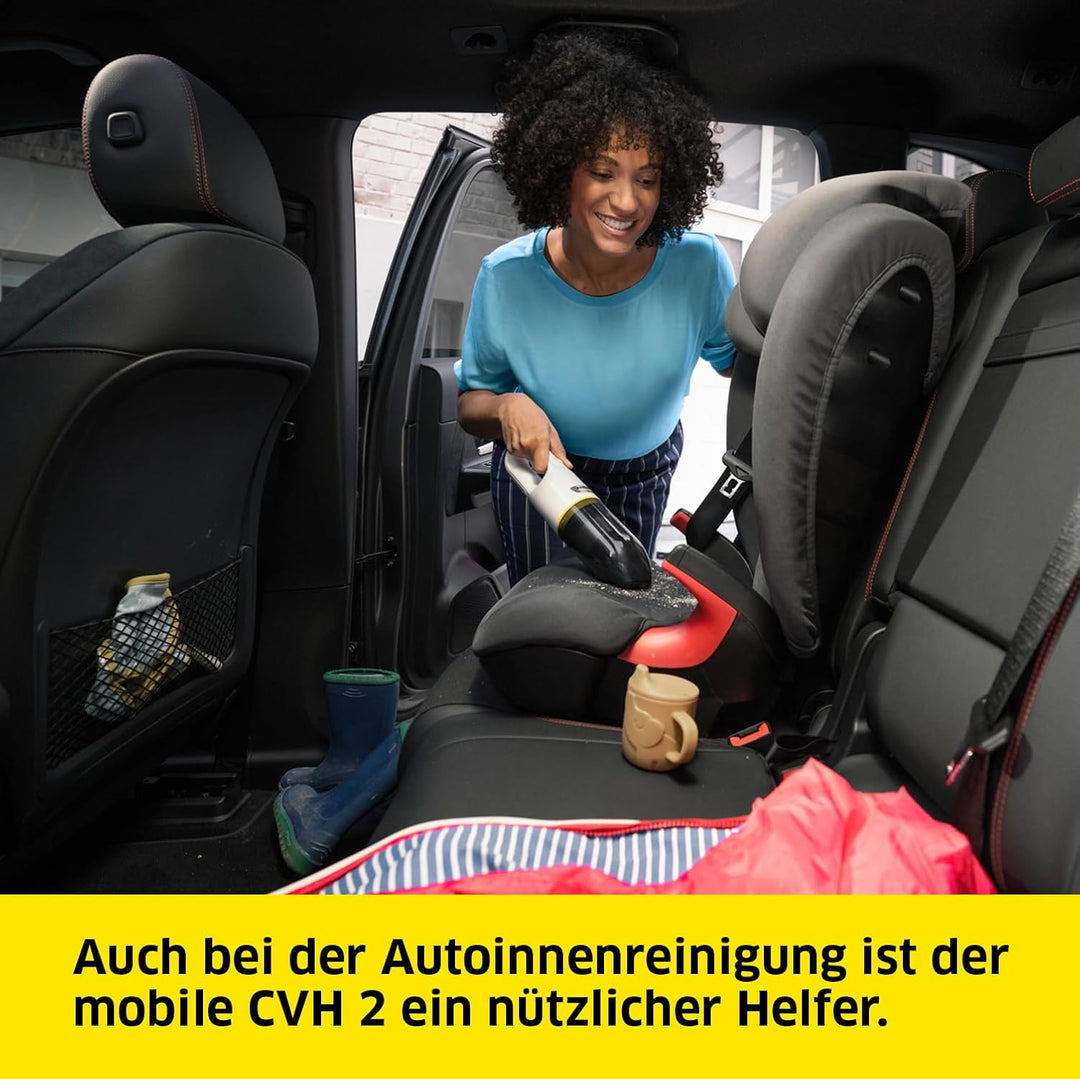 Kärcher Akku-Handstaubsauger CVH 2, kompakter und leichter Krümelsauger für den schnellen Einsatz, S