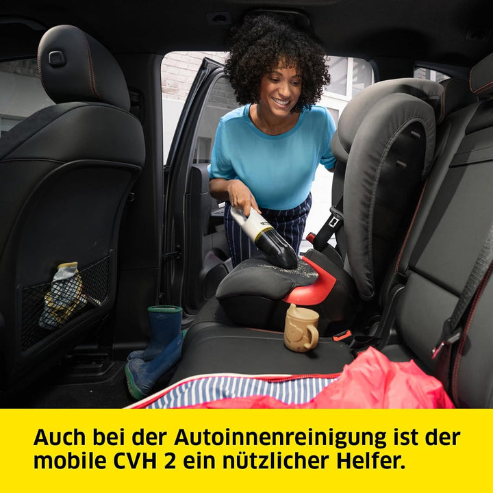 Kärcher Akku-Handstaubsauger CVH 2, kompakter und leichter Krümelsauger für den schnellen Einsatz, S